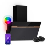 Klarstein - alina hotte aspirante - 60 cm hotte d�corative, 520 m� / h, classe a + + , �clairage led, ...