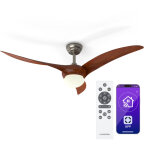 Klarstein - blumfeldt monteverde ventilateur plafond avec clairage ? tlcommande & app, 6 vitesses, ...