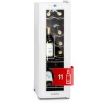 Klarstein - cave a vin, caves  vin de conservation de 32l, porte en verre, cave a vins  zone unique, ...