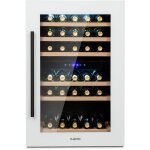 Klarstein - cave a vin encastrable, caves  vin de 132l avec une porte en verre, cave a vins  double ...