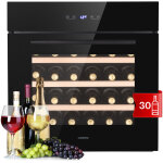 Klarstein cave a vin encastrable, rfrigrateur  vin, porte en verre, cave  vin de vieillissement, ...