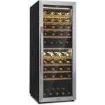 Klarstein cave a vin, rfrigrateur  vin double zone avec porte en verre, cave  vin de vieillissement, ...