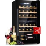 Klarstein cave a vin, rfrigrateur  vin sur pieds avec porte en verre, cave  vin de vieillissement, ...