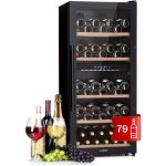Klarstein cave a vin, rfrigrateur  vin sur pieds avec porte en verre, cave  vin de vieillissement, ...