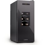 Klarstein cave � vin sur pied 1 zone, petit r�frig�rateur � boissons, petite cave � vin avec porte vitr�e, ...