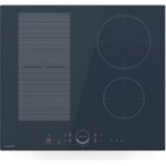 Klarstein - delicatessa 60 hybrid - plaque  induction encastrable 4 zones, 7000 w et booster, flexzone, ...