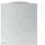 Klarstein - delicatessa plaque induction - 3 zones, 6600w avec boosters, commande tactile slider, minuterie ...