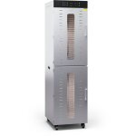 Klarstein déshydrateur alimentaire 4000w professionnel, 48 Étagères inox, 30 - 90°c, minuterie 24h, 6 ... Klarstein déshydrateur alimentaire 4000w professionnel, 48 Étagères inox, 30 - 90°c, minuterie 24h, 6 ...