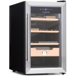 Klarstein - el presidente 48 cave � cigares 48 l 3 clayettes 1 compartiment bois de c�dre
