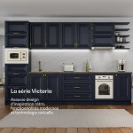 Klarstein elizabeth slim four encastrable 45 cm - 49 l, 9 fonctions, chaleur tournante, nettoyage vapeur, ...