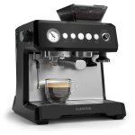 Klarstein - grandpresso machine  caf grain ? 20 bars, 1350w, moulin intgr, buse vapeur, rservoir ...