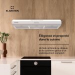 Klarstein hotte aspirante 60 cm hotte d'extraction avec filtre en aluminium compatible lave - vaisselle ... Klarstein hotte aspirante 60 cm hotte d'extraction avec filtre en aluminium compatible lave - vaisselle ...