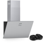 Klarstein - hotte aspirante 60cm, hottes de cuisine inclin�es, filtre de hotte en aluminium, d�bit d'air ...