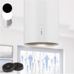 Klarstein - hotte aspirante bolea - hotte d'lot 38 cm vacuation / circulation d'air 600 m / h led ...
