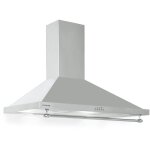 Klarstein hotte aspirante cuisine 9 cm, hotte chemine avec filtres  charbon, 61m / h, 165w, hotte ...