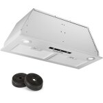 Klarstein - hotte aspirante encastrable 72 cm hotte aspirante silencieuse hotte de cuisine avec lampes ...