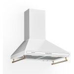 Klarstein ? hotte casquette 60 cm r�tro ? d�bit d'air 644, 5 m� / h ? 3 niveaux de puissance ? �clairage ...