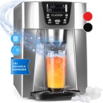 Klarstein - ice volcano 2gs machine � gla�ons led 12kg - argent