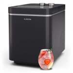 Klarstein icecraft machine � gla�ons - 12 kg / 24 h, gla�ons en 6 min, 2 tailles, machine � gla�ons maison, ...