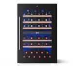 Klarstein illuminosa cave � vin encastrable - 57 bouteilles, double zone, 5 - 22�c, led, commande tactile, ...