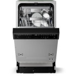 Klarstein ? lave - vaisselle semi - int�gr� 45cm ? 10 couverts ? 9 programmes ? 42 db ? classe b ? aquastop ...