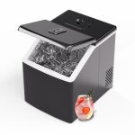 Klarstein - machine à glaçons - acier inoxydable, 13kg / 24h, glaçons transparents, Écran tactile, faible ... Klarstein - machine à glaçons - acier inoxydable, 13kg / 24h, glaçons transparents, Écran tactile, faible ...