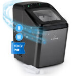 Klarstein - machine a glacons pour la maison, capacité de 2, 9l, fabrique rapidement jusqu'à 15kg de ... Klarstein - machine a glacons pour la maison, capacité de 2, 9l, fabrique rapidement jusqu'à 15kg de ...