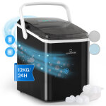 Klarstein machine a glacons pour la maison, capacit de 2l, fabrique rapidement jusqu' 12kg de glacons, ...