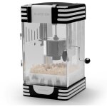 Klarstein machine a pop corn au design rtro machine pop corn maison mini appareil popcorn de 300w au ...