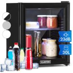 Klarstein - mini frigo de chambre de 32l pour snacks et boissons, petit frigo top silencieux, mini bar, ...