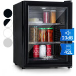 Klarstein - mini frigo de chambre de 42l pour snacks et boissons, petit frigo top silencieux, mini bar, ...