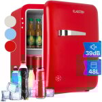 Klarstein - mini frigo de chambre de 48l pour snacks et boissons, petit frigo top silencieux, mini bar, ...