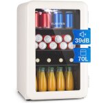 Klarstein - mini frigo de chambre de 70l pour boissons et bieres, petit frigo silencieux, mini bar intrieur ...