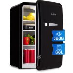 Klarstein mini frigo de chambre pour boissons, petit frigo silencieux, design vintage, mini bar int�rieur, ...