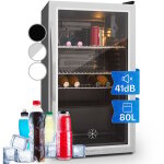 Klarstein - mini frigo de chambre et bureau pour boisson, petit frigo silencieux, refrigerateur mini ...