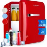 Klarstein - mini frigo et congelateur de chambre de 32l, snacks, boissons, petit frigo top silencieux, ...