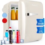 Klarstein - mini frigo et congelateur de chambre de 32l, snacks, boissons, petit frigo top silencieux, ...