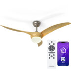 Klarstein - monteverde ventilateur de plafond avec lumire ? tlcommande & app, 6 vitesses, modes t ...