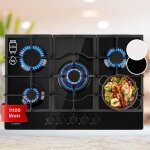 Klarstein plaque de cuisson gaz encastrée, table de cuisson gaz, brûleur sabaf, gaz naturel / gaz propane, ... Klarstein plaque de cuisson gaz encastrée, table de cuisson gaz, brûleur sabaf, gaz naturel / gaz propane, ...