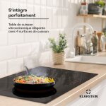 Klarstein plaque induction 6500w plaque de cuisson electrique  induction plaque induction encastres ...