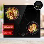 Klarstein - plaque induction en cramique de 7000w, plaque de cuisson electrique  induction, plaque ...