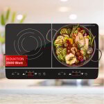 Klarstein - plaque induction electrique double plaque chauffante plaque induction 2 feux 3500w x2 tables ...