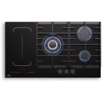 Klarstein plaque induction & gaz a double configuration, commande par curseur, poêle induction avec support ... Klarstein plaque induction & gaz a double configuration, commande par curseur, poêle induction avec support ...
