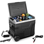 Klarstein ? glaci�re �lectrique � compression 50l ? temp�rature - 20�c � 20�c ? panneau lcd ? roues tout ...