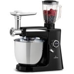 Klarstein robot mixeur multifonctions, robot cuisine 2000w, hachoir  viande, blender 3 en 1, robot patissier, ...