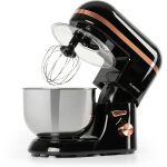 Klarstein - robot patissier multifonctions, batteur sur socle, bol 5l, robot cuisine 2000w, crochet  ...