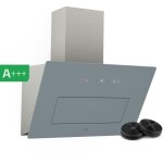 Klarstein - sleekair hotte aspirante - hotte d�corative 60 cm, d�bit 686 m� / h, cee a + + , �clairage ...