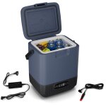 Klarstein swiftfrost 12l glaciere electrique avec congelateur - compresseur, led, dual power (12v / 230v), ...
