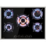 Klarstein - tables de cuisson � gaz, plaque de cuisson gaz � 5 br�leurs, table de cuisson electrique ...
