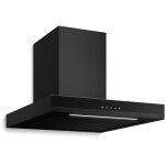 Klarstein velaire hotte aspirante 60 cm - hotte murale silencieuse, 600 m� / h, a + + , commandes tactiles, ...